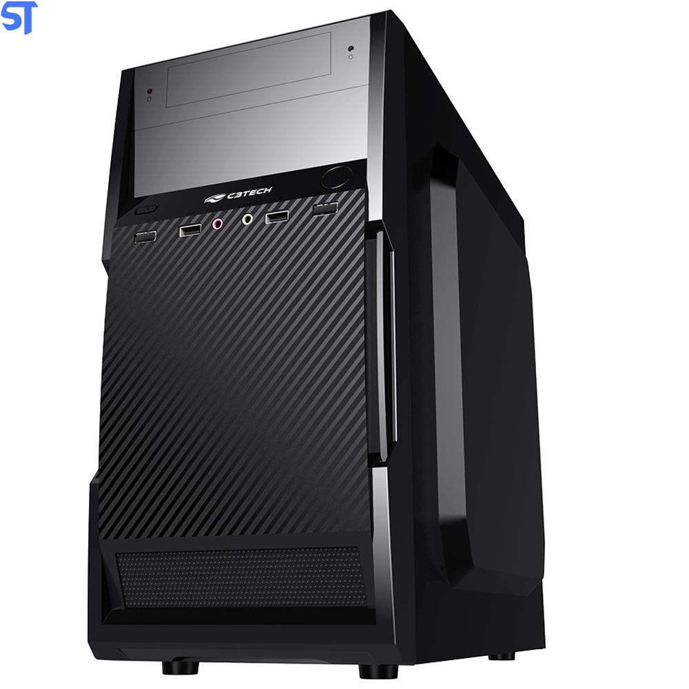 Gabinete Micro ATX MT-25V2BK Com Fonte 200W C3Plus