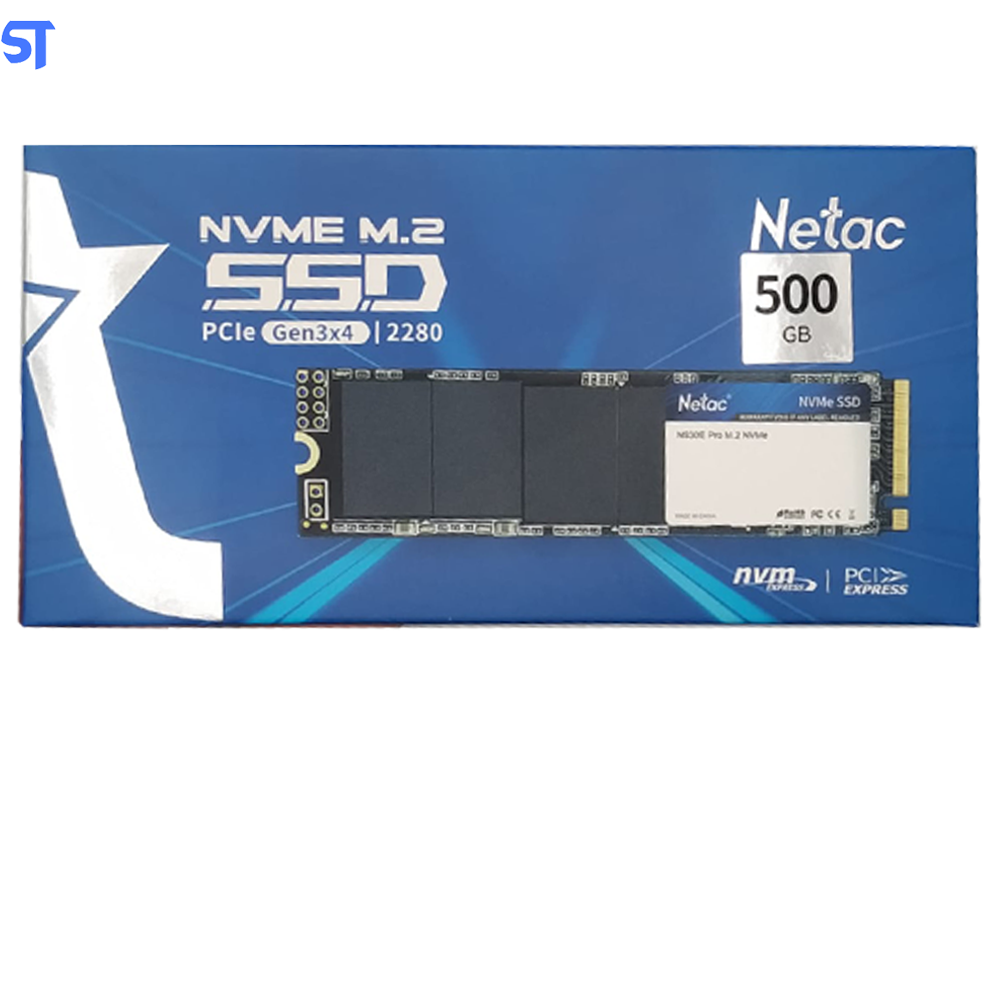 M.2 SSD NVME 500GB Netac  2500Mb/s Leitura 2100Mb/s Escrita