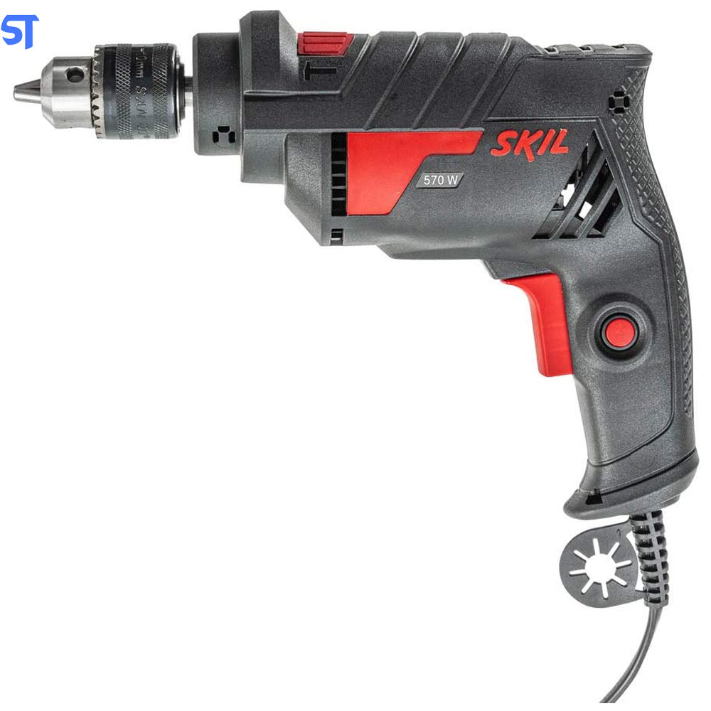 Furadeira de Impacto Skil 6600 570W 220V Com Chave de Mandril