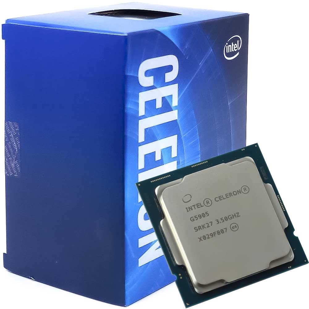 Processador Intel Celeron G5905, Cache 4MB, 3.50 GHz, LGA 1200