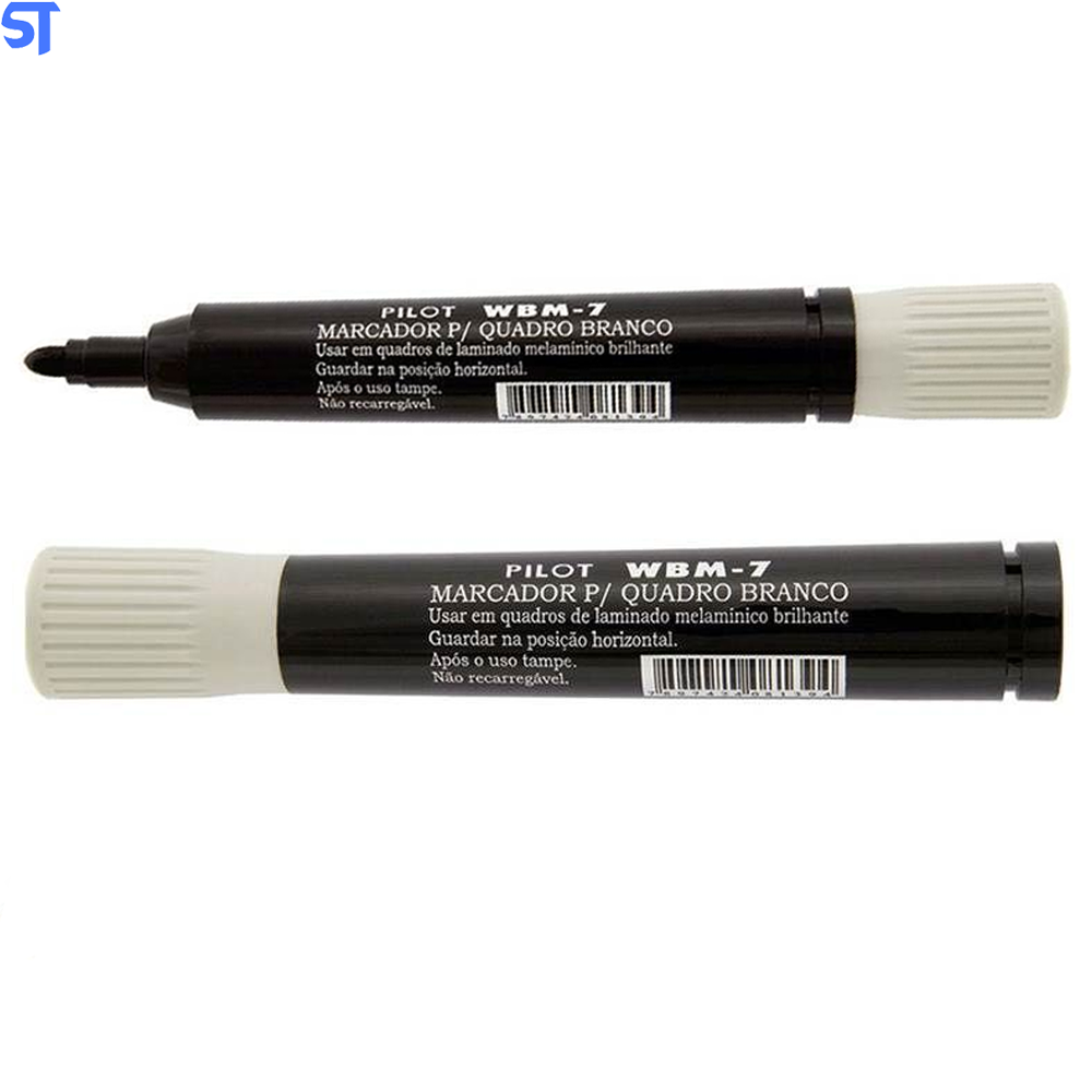 Marcador Para Quadro Branco Recarregavel WBM 7 Pilot Preto