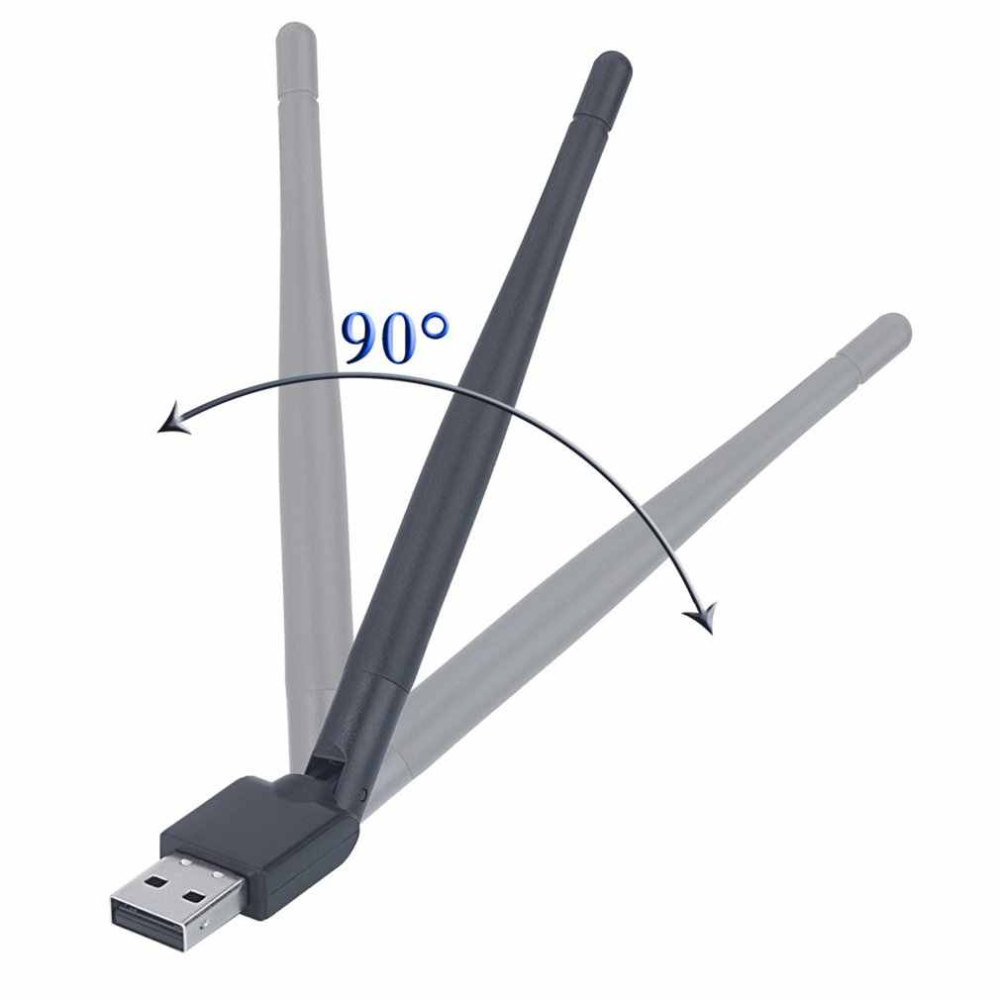 Adaptador Wi-Fi Usb Com Antena 802.iin 900 mbps Wireless Modelo Turbo