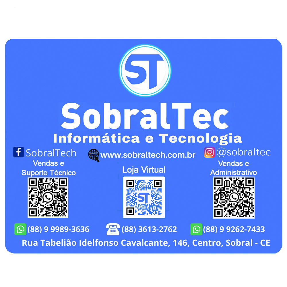 Computador Core i5 10400- SSD 1TB- Memória Ram 8GB 2400 DDR4- H510 Prime-Gab 24V2BK - Leitor de cartão SD- Windows 10