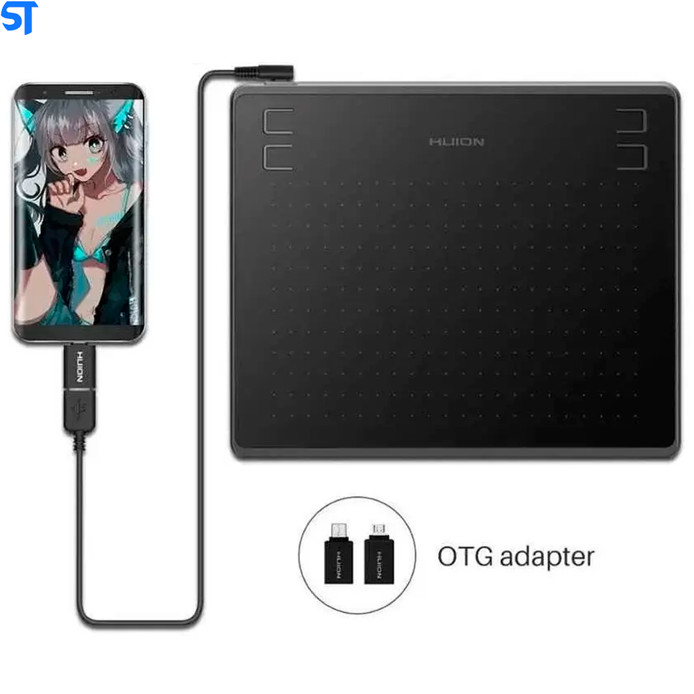 Mesa Digitalizadora Huion HS64 Inspiroy, Média, 5080LPI, Micro USB - HS64