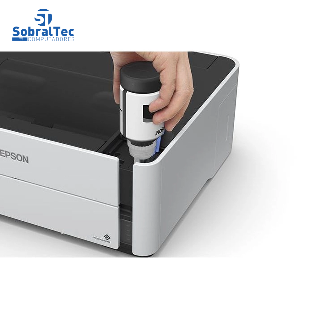 Impressora Epson EcoTank Jato de Tinta Monocromática Wi-Fi Bivolt M1180