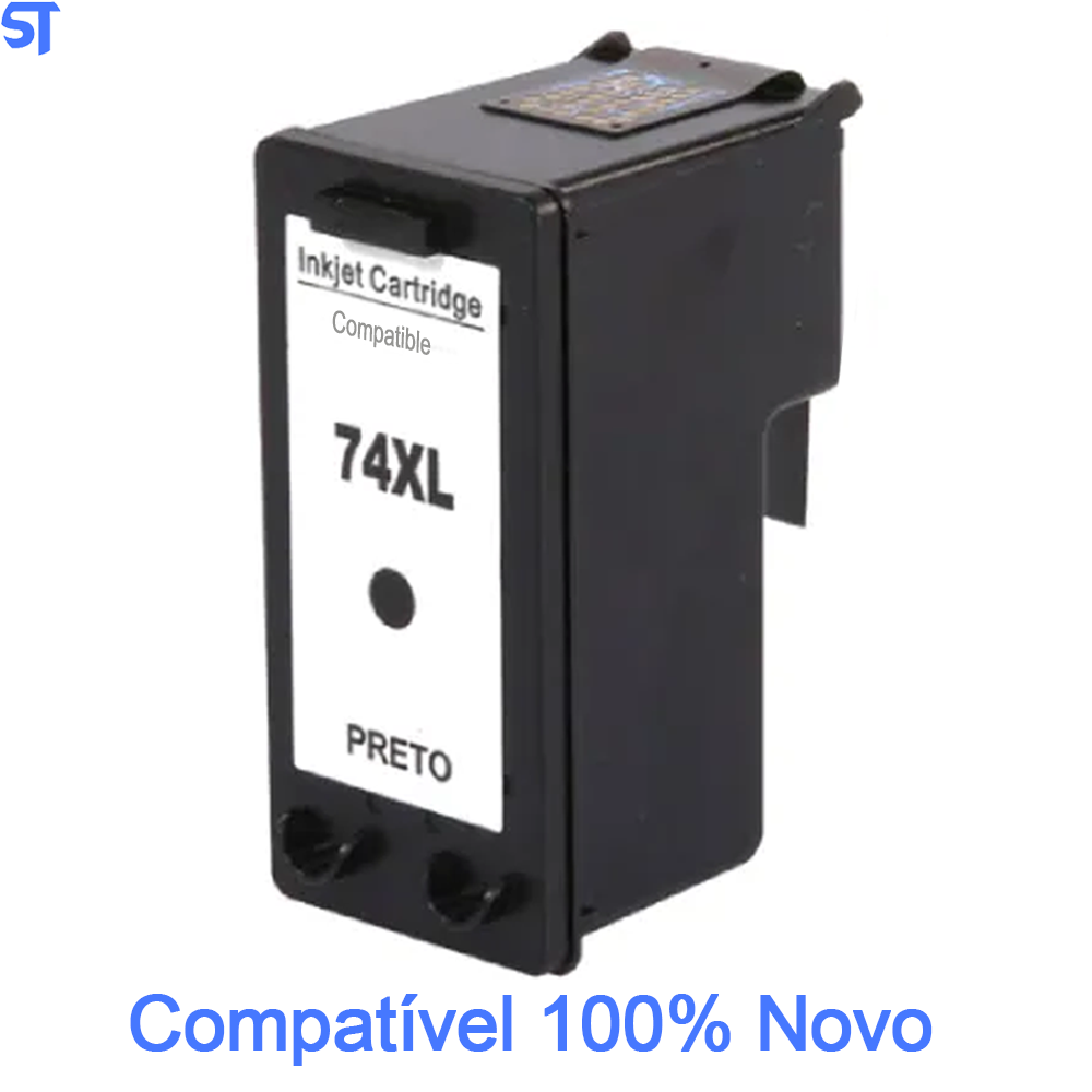 Cartucho hp 74XL Preto Compatível