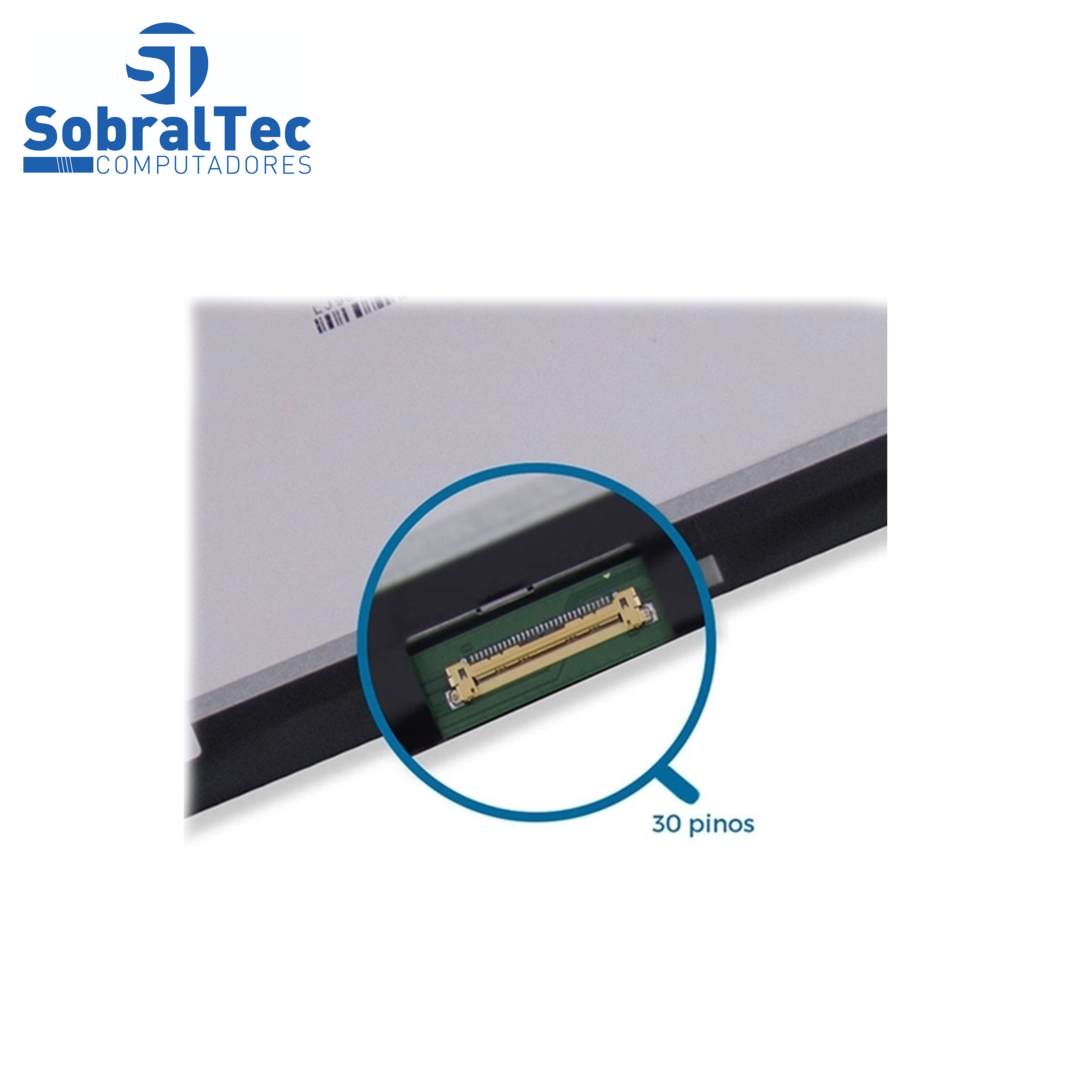 Tela Notebook Display Led Slim 15.6  NT156WHM-N42 V.8.0 Fosco 30 Pinos