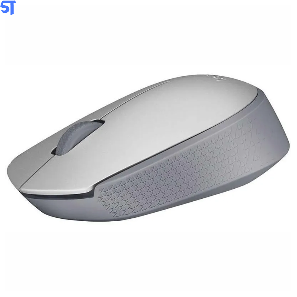 Mouse Logitech Wireless M170 Prata