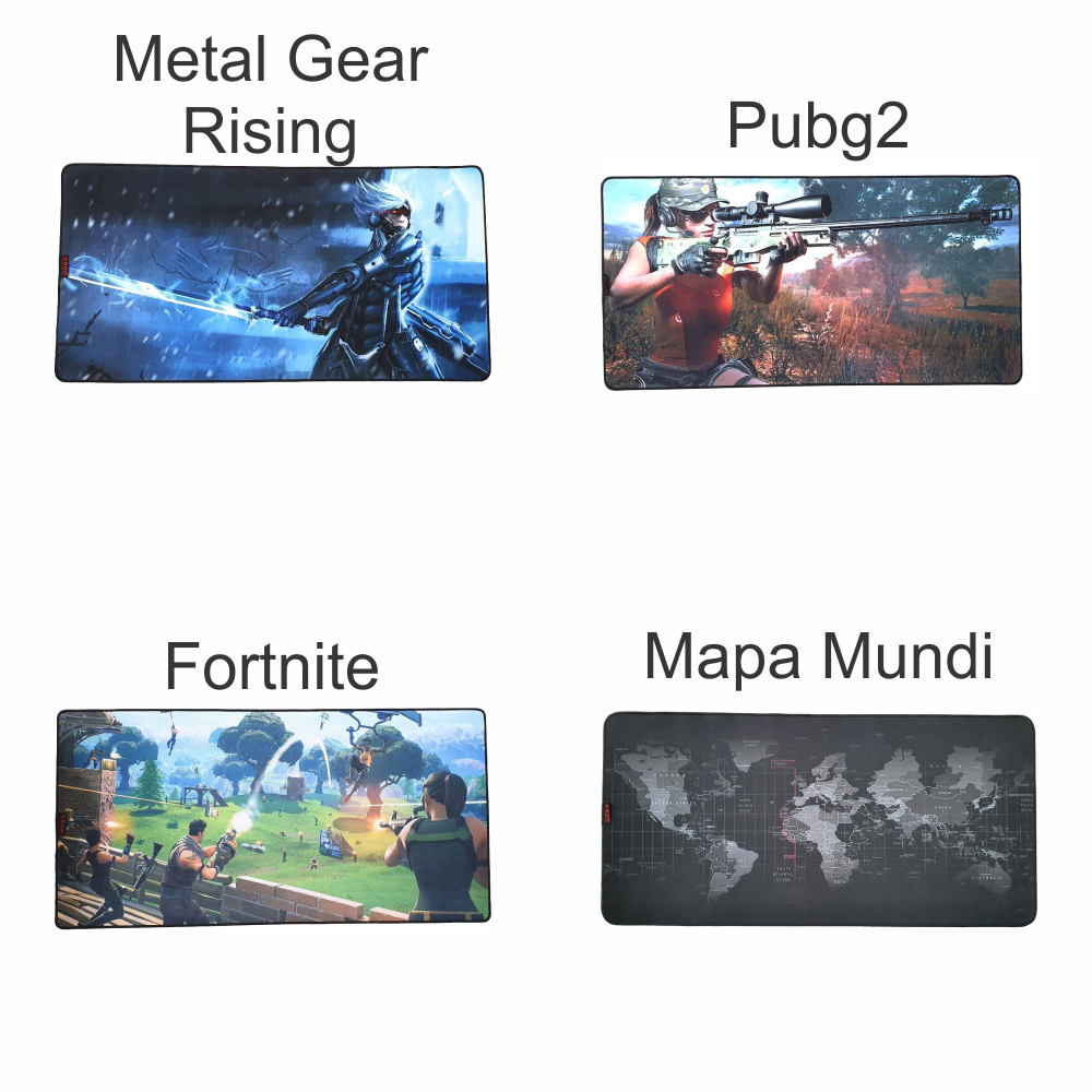 Mouse Pad Gamer Máxima Precisão Borracha Natural 80x40 Knup KP-S09