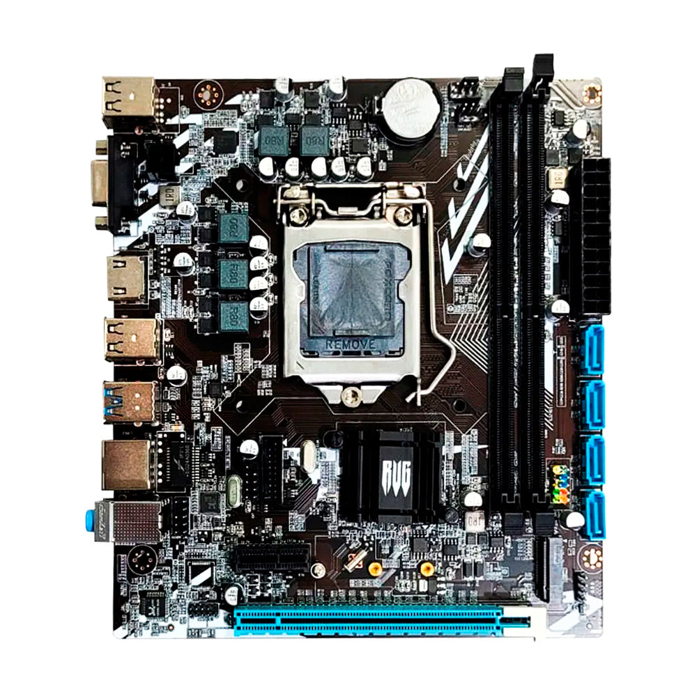 Placa Mãe Intel LGA 1151 H110 M.2 2xDDR4 HDMI/VGA 6º 7º E 8º Geração G-H110 Revenger