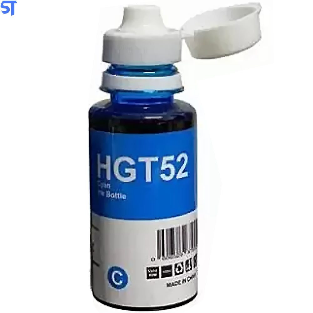 Refil de Tinta Nexel  Para HP Cyano hGT52 Com 100 ML - GT52m GT5822 Para HP Smart Tank/Series Ink Tank /DeskJet GT 580