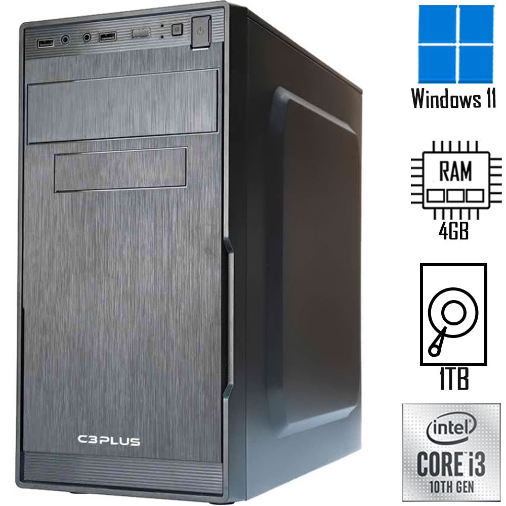 Computador Core i3-2130- HD 1TB ST- Memória 4GB Ys- Gab MT-25V2BK-WLYs- Windows10