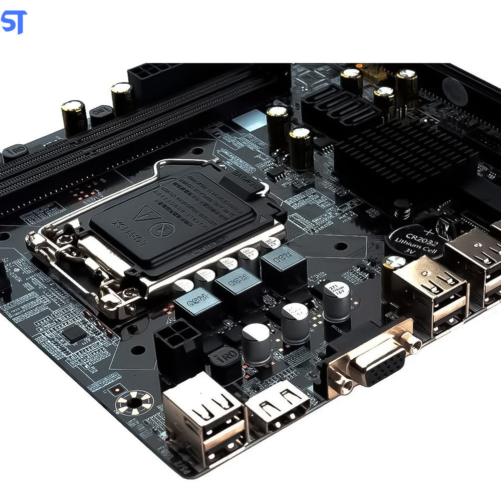 Placa Mãe Soquete 1155 H61 DDR3 Com Pci Express e HDMI GT-H61 Goldentec