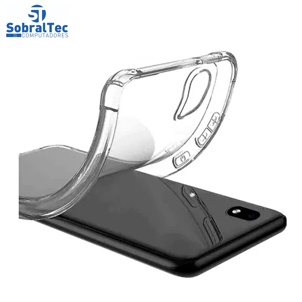 Case De Silicone Transparente  Anti Impacto Para Samsung Galaxy A01 Core