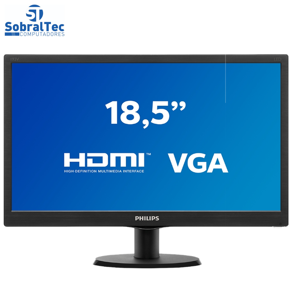 Computador Core i3-2120-HD SSD 256GB -Memória Ram 4GB -Com Monitor 18,5 HDMI- Teclado e Mouse