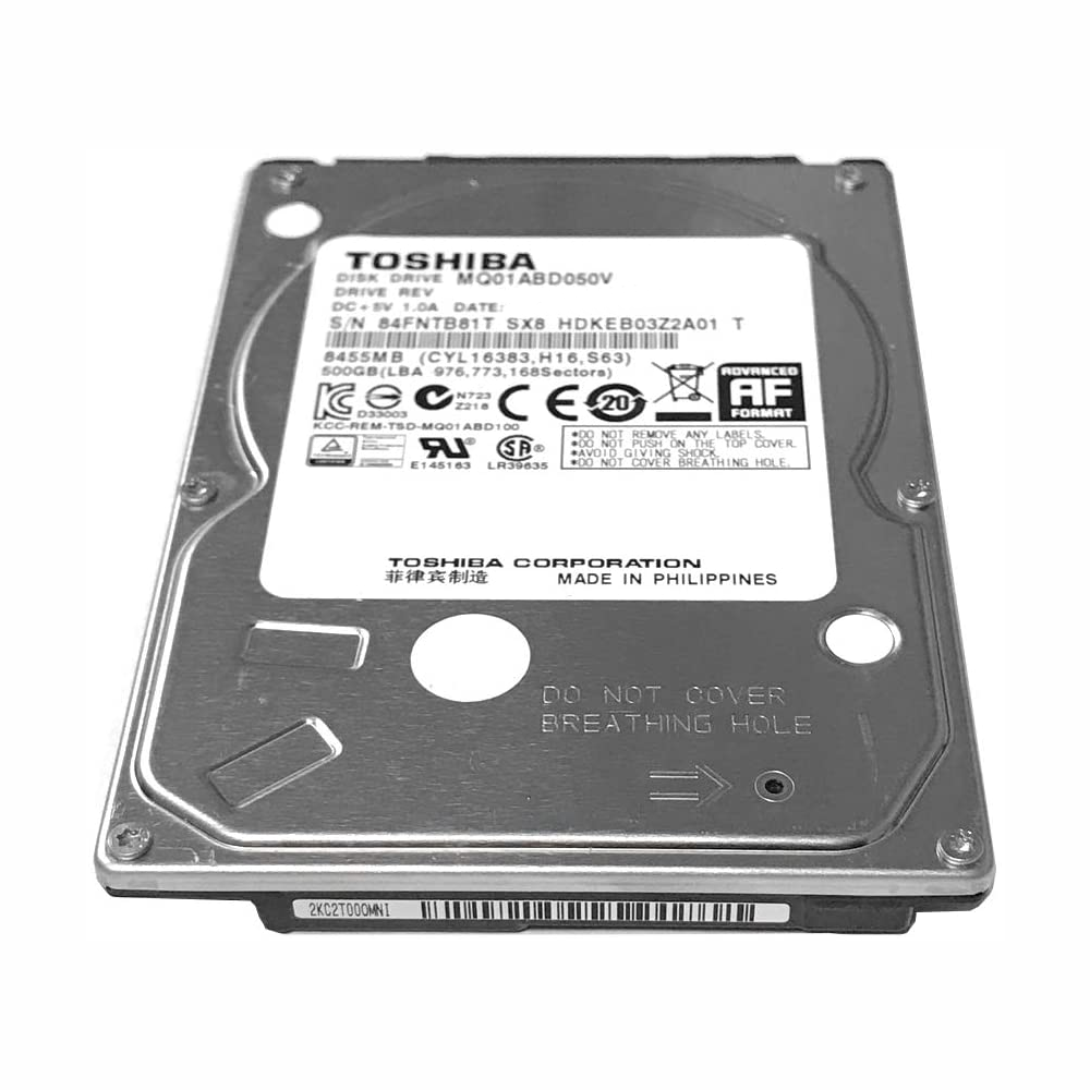 Hd Int. Notebook Toshiba 500 Gb 5400 Rpm 8mb MQ01ABD050V