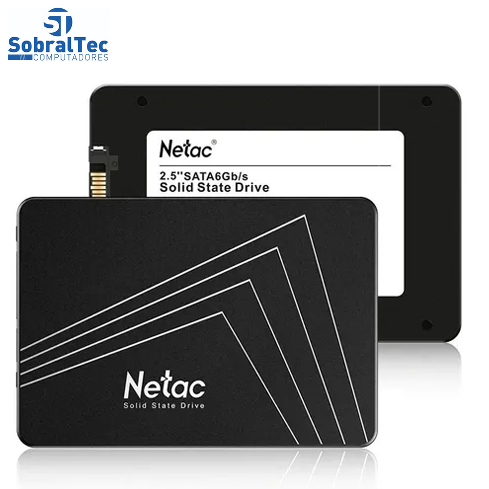 HD SSD 480GB Netac Sata 3 560mb/s para Leitura e 510mb/s