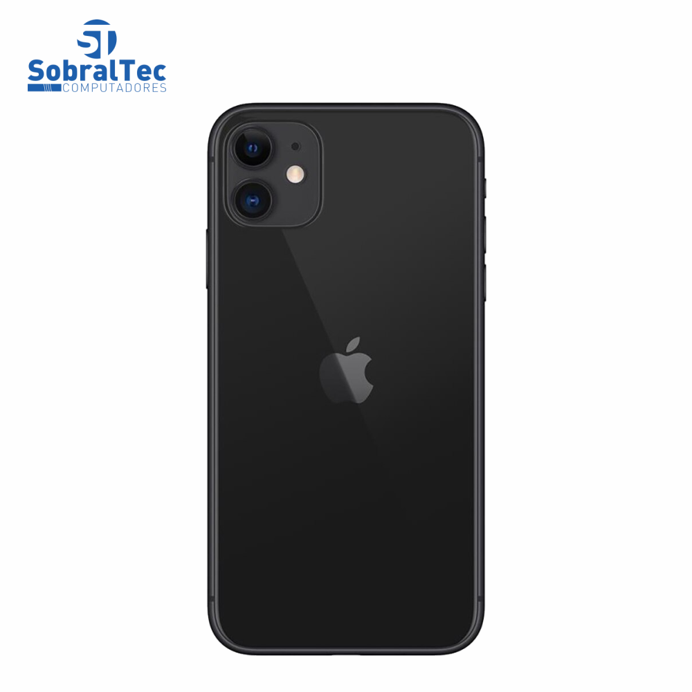 iPhone 11 Apple com 256GB, Tela Retina HD de 6,1” Dupla Câmera Traseira de 12 MP, Resistente à Água