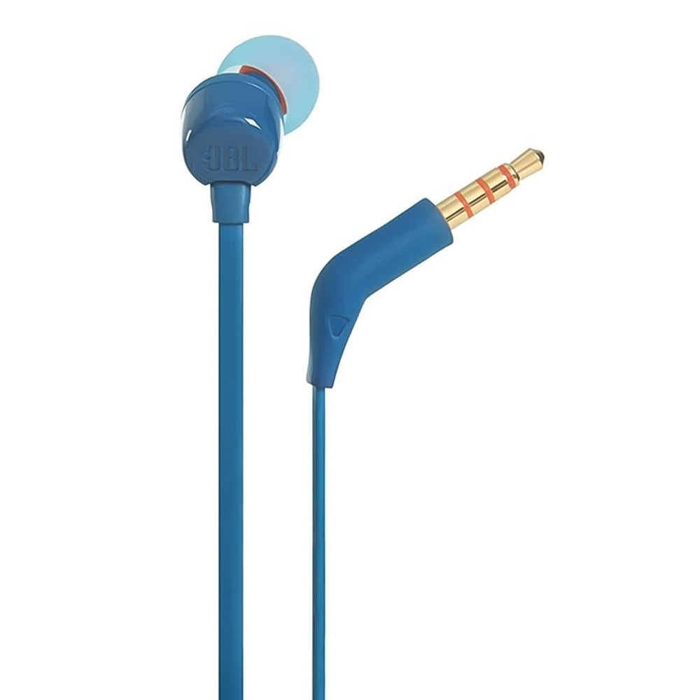 Fone de Ouvido Intra-Auricular JBL Tune 110  JBLT110BLUAM- Azul Com Microfone