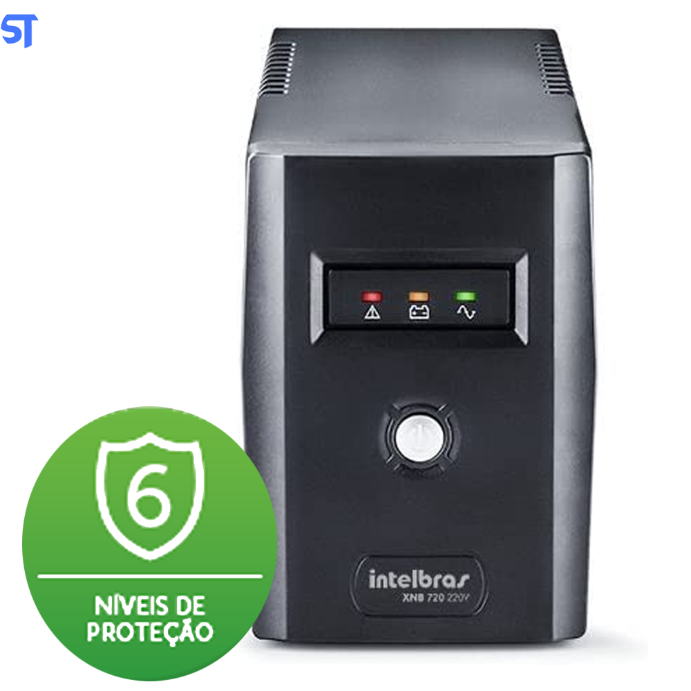 Nobreak Intelbras XNB 720va 220V - Saída 720va de Potencia e 220 Voltes