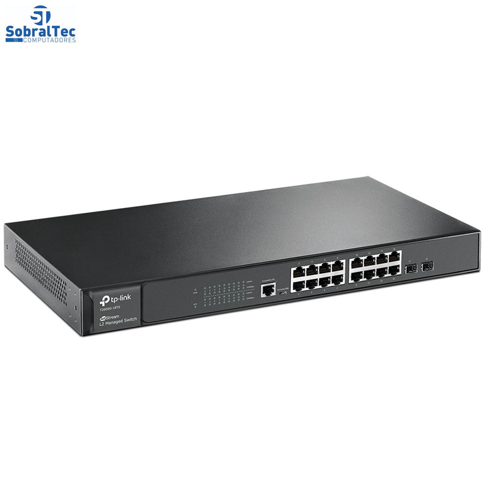 Switch TP-Link Hub 16 Portas T2600G-18TS (TL-SG3216) 2SFP Slots