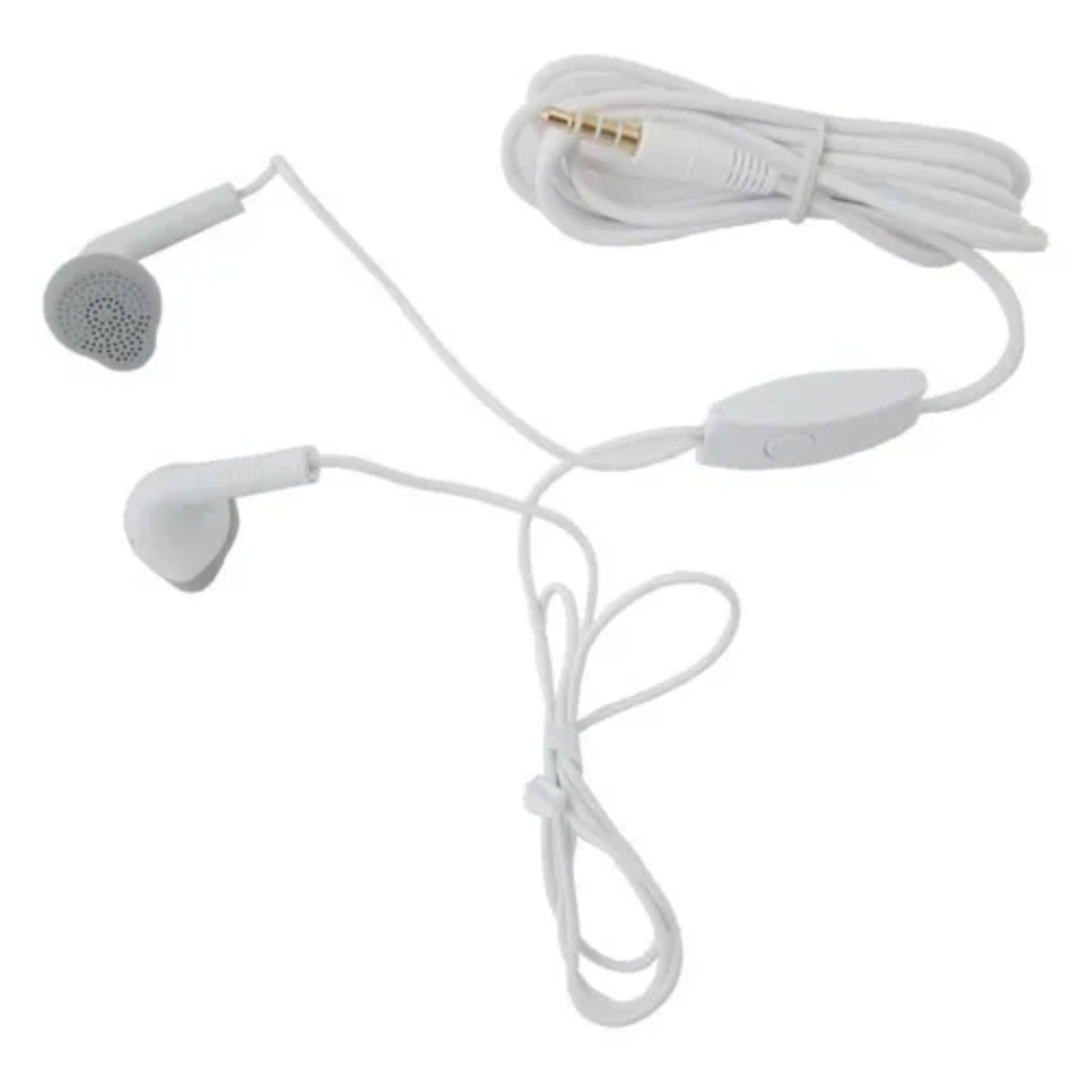 Fone De Ouvido Samsung P2 20KHz Stereo Headphones 93dB Ergonômico 1,2M