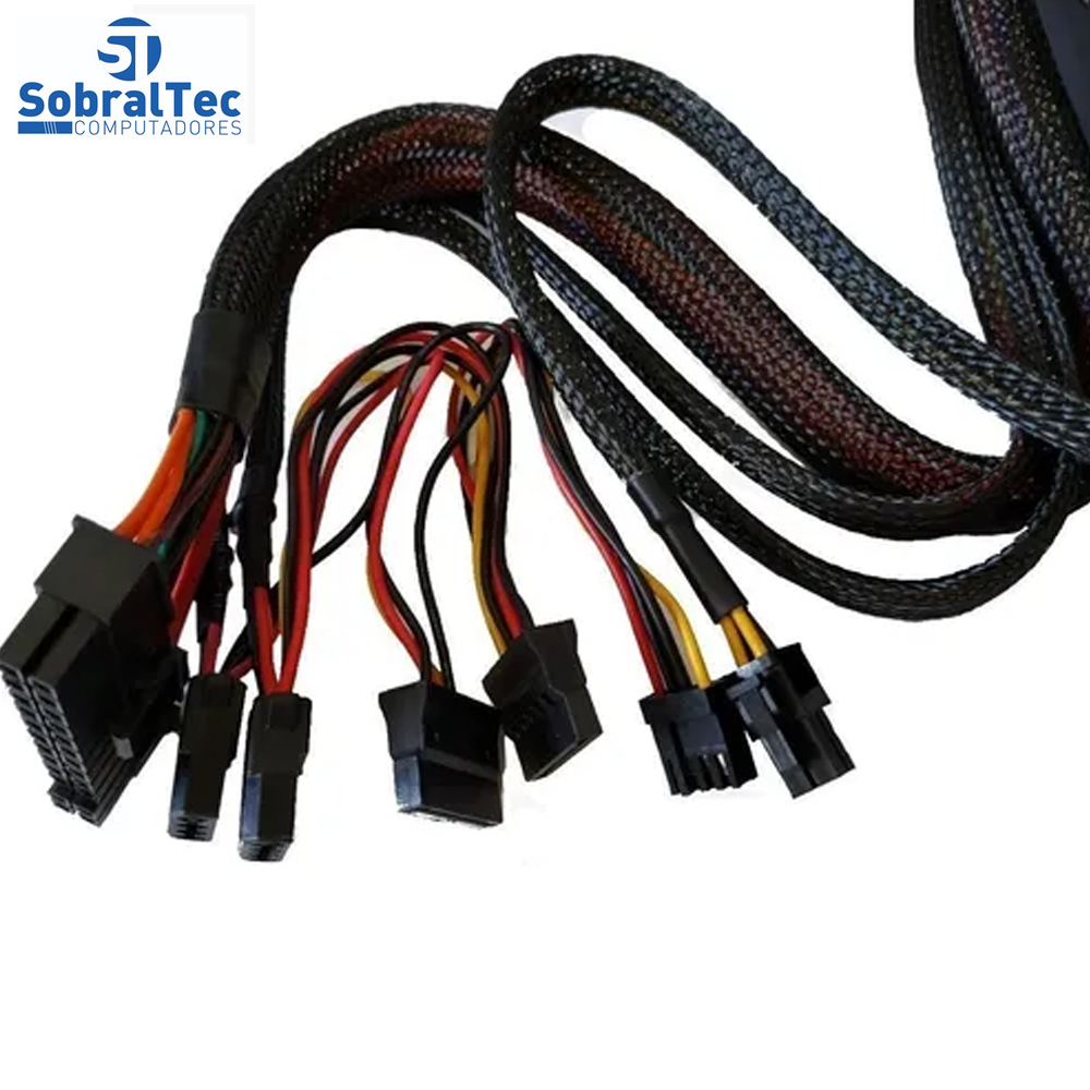 Fonte de Alimentaçao 350W PFC Ativo Com Cabo Com caixa (Blu350pfc) - Bluecase