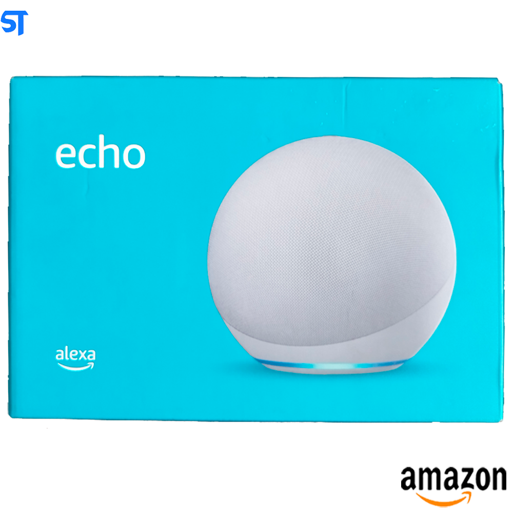 Echo (4ª Geração) Com Som Premium, Hub de Casa Inteligente e Alexa - Cor Branca
