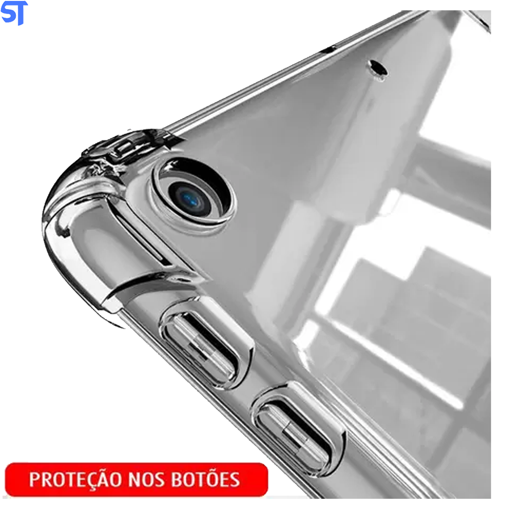 Case De Silicone Transparente Anti Impacto Para Tab A 8" - SM-P200