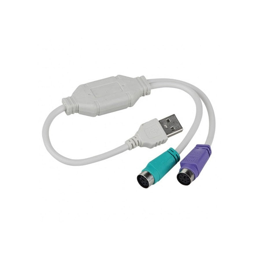 Adaptador Usb Fêmea-Ps2 Macho Para Mouse