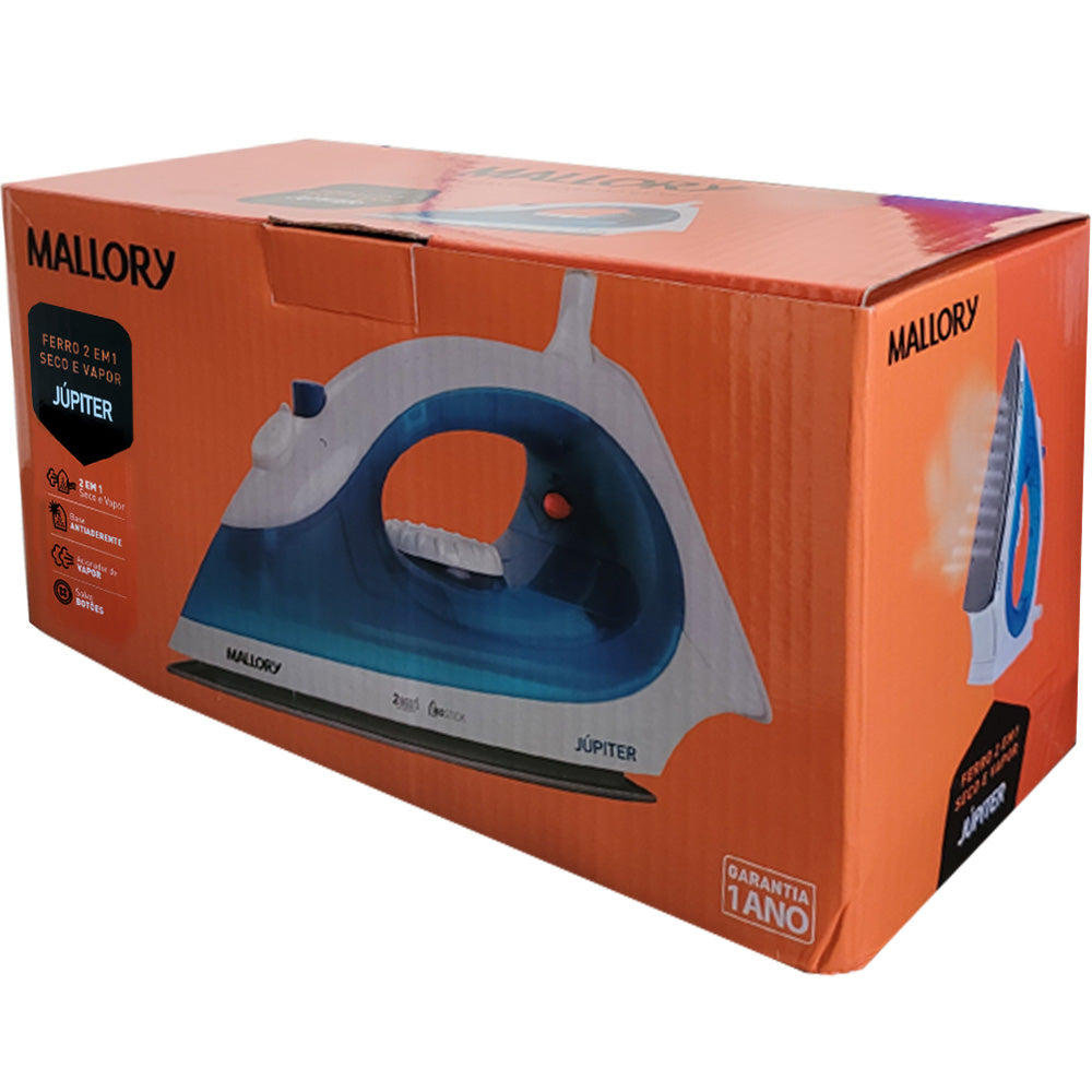 Ferro a Vapor Mallory Jupiter, 550W, Vapor Vertical - B91800752