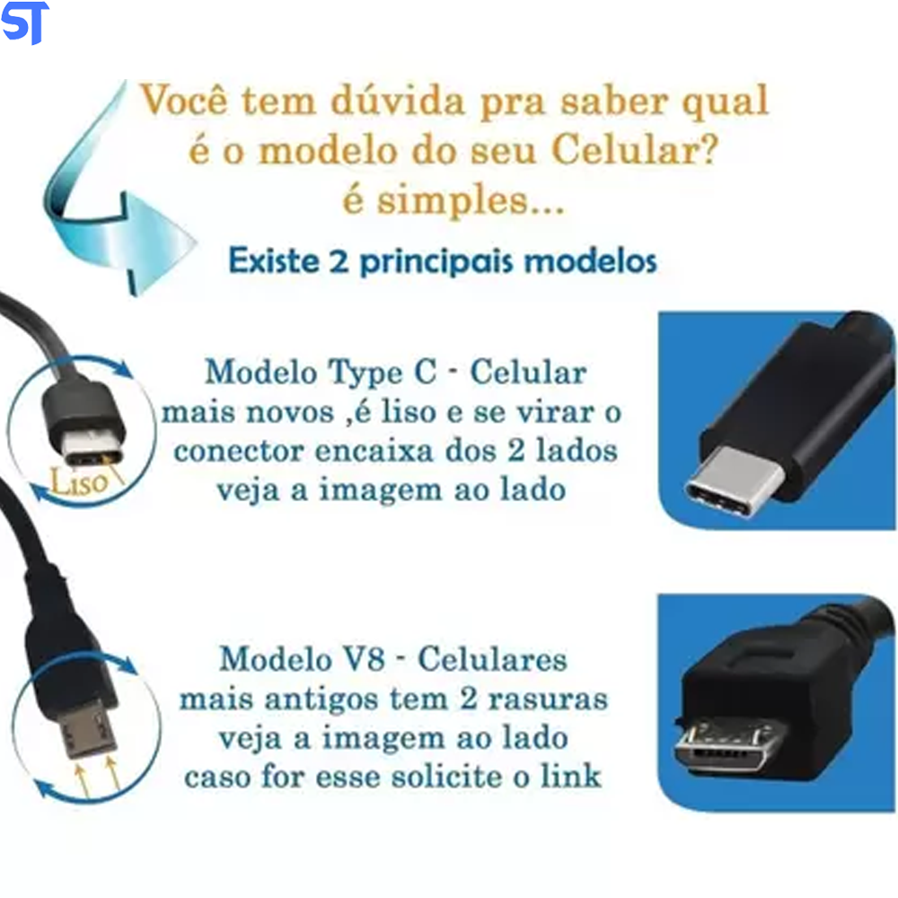 Cabo OTG Micro USB Preto  S-K07