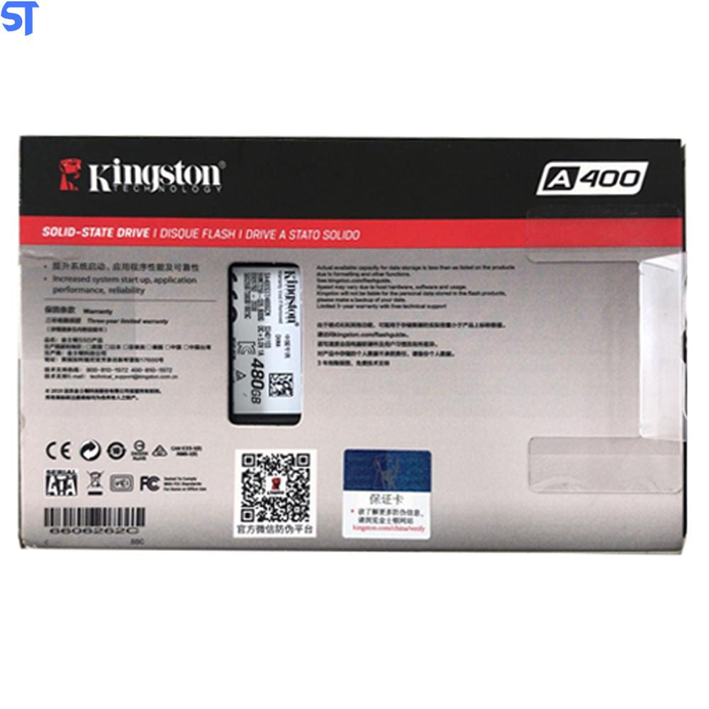 HD SSD Kingston A400 480Gb 2.5
