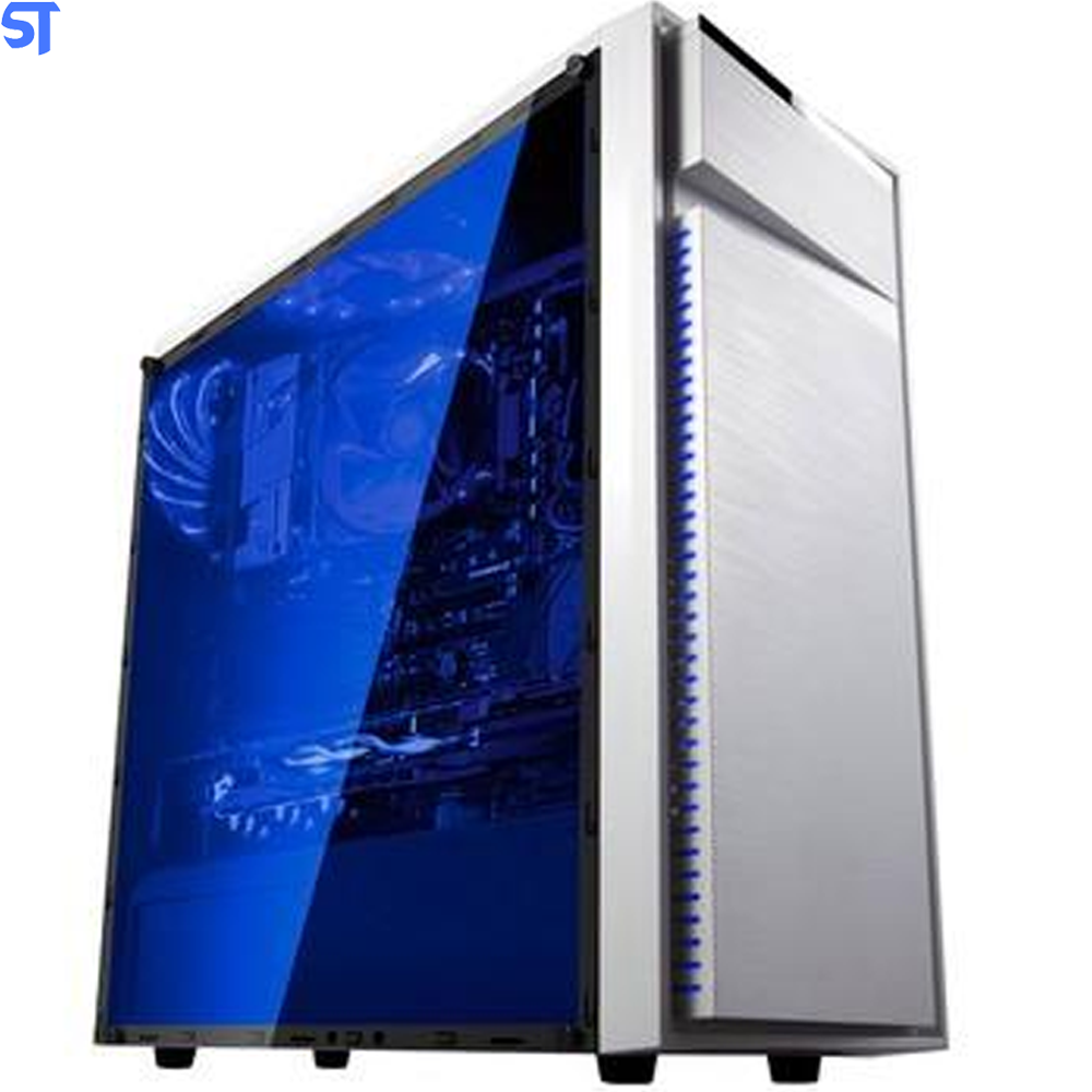 Gabinete Gamer Bg-015 Branco Bluecase - Sem Fonte / Usb 3.0 Frontal