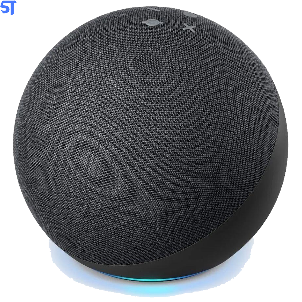 Echo Dot 4ª Geração Smart Speaker com Alexa Inteligência Artificial - Cor Preta
