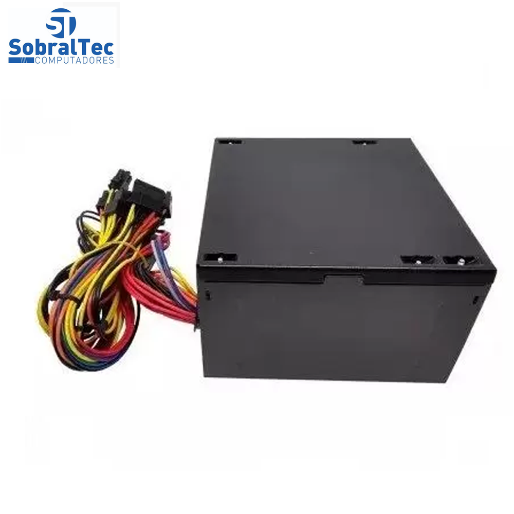 Fonte de Alimentacao 500W Com Cabo Com Caixa (Blu500-e Atx) - Bluecase