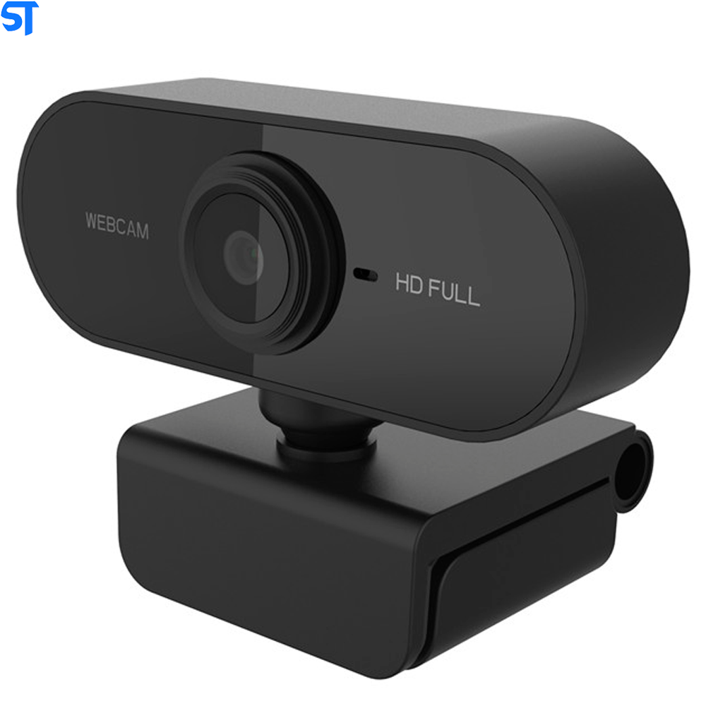 WebCam Full Hd Com Função Giratória e Microfone EXBOM