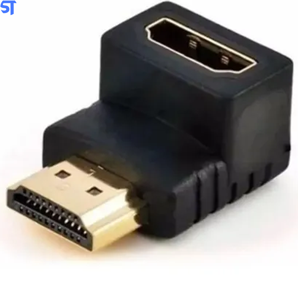 Conector HDMI Curva Joelho 90 Graus Full HD Extensor - Ckinnfon