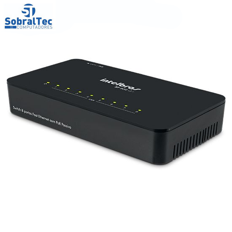Switch 8 Portas Fast Ethernet Poe Intelbras