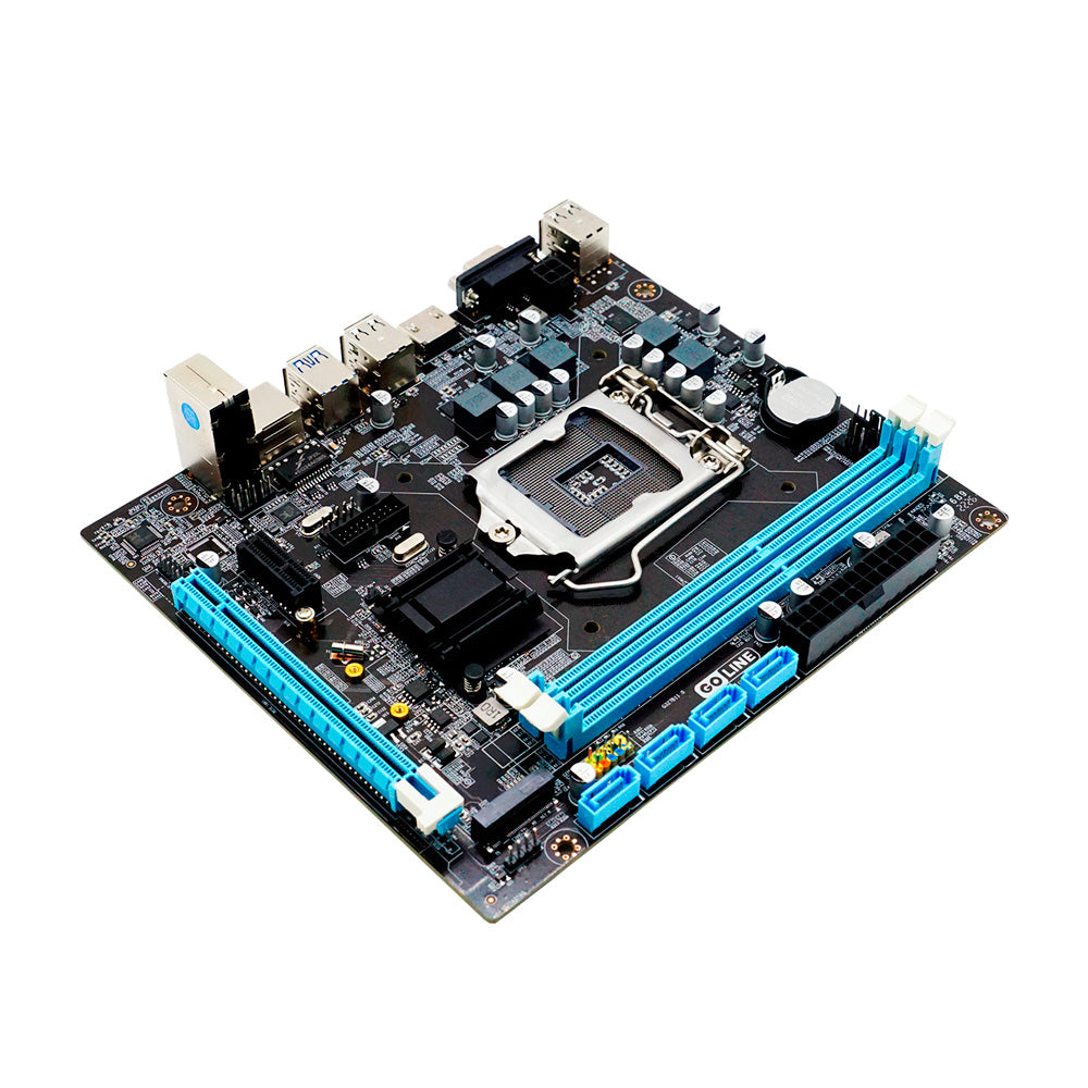 Placa Mãe Goline H110 H110M-GD3 Socket 1151 / DDR3 /Para 6 a 9 Geração intel / Gigabit