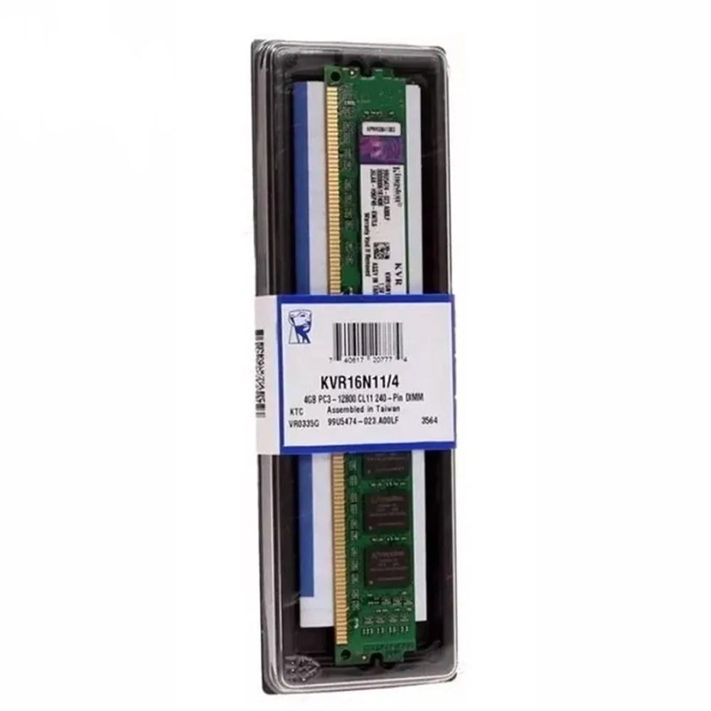 Memória Ram Para Desktop 4GB Ddr3 1600MHZ Kingston KVR16N11/4
