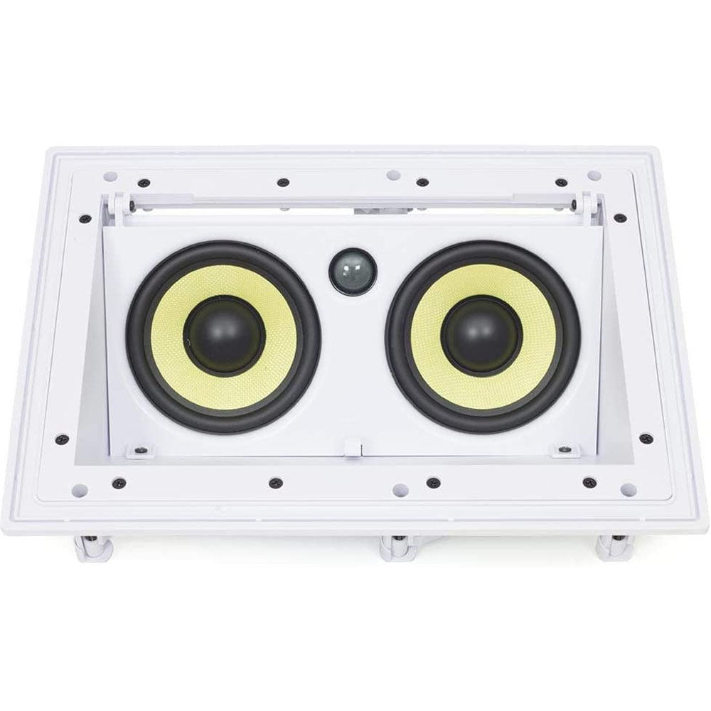 Caixa de Som Arandela Jbl Ci55ra Angulada Retangular de Embutir Branca 2 Vias - 100 Watts Rms