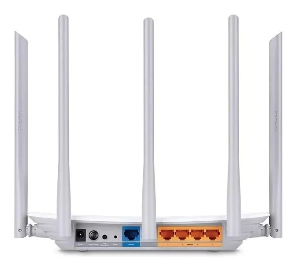 Roteador Tp Link Wireless Dual Band AC1350 Archer C60 1200Mbps Com 5 Antenas