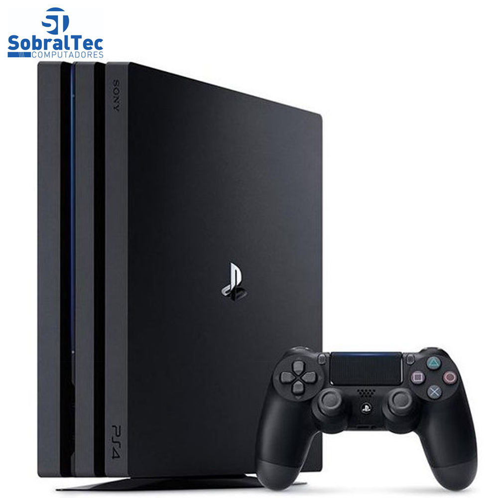 Console Playstation 4 PRO Sony 4K PS4 1TB de Armazenamento 4K Com Controle - Sony