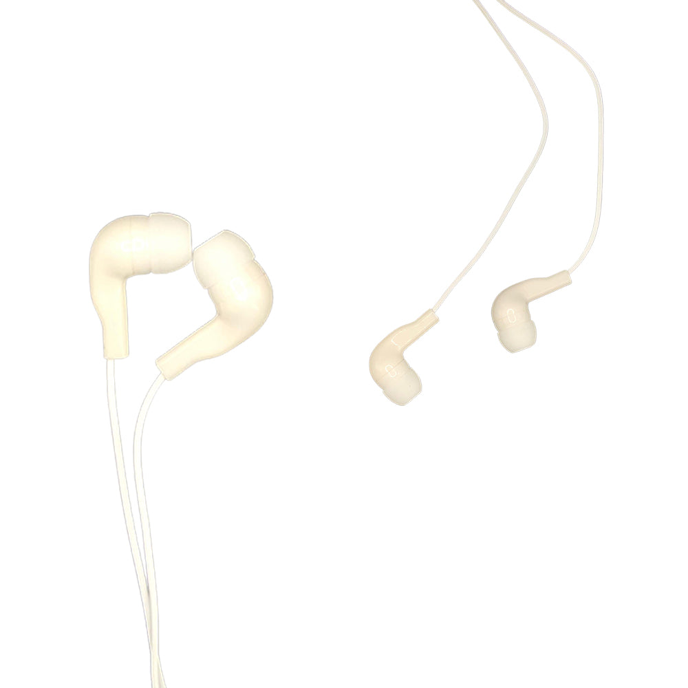 Fone de Ouvido Intra-Auricular Stereo com Microfone H'maston EJ-10 - Branco