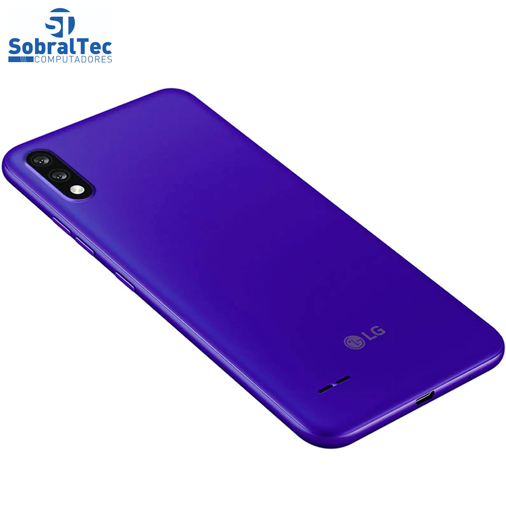 Celular LG K22 Plus 64GB 3GB RAM Dual SIM  4G LTE  Tela 6.2" Câmeras 12MP + 2MP e 5MP - Azul (LMK200HAW)