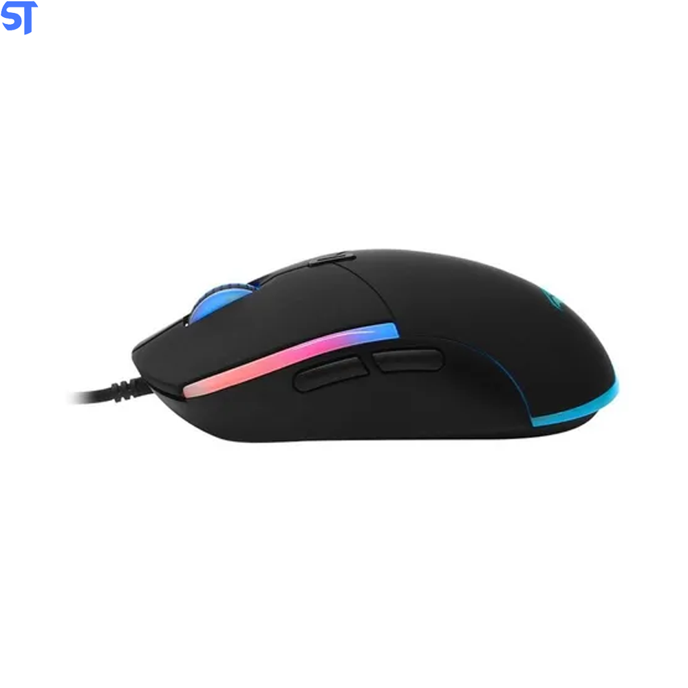 Mouse Gamer Usb RGB 3200dpi, Preto Mg-80bk C3Tech