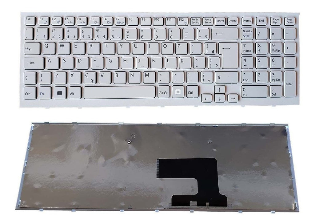 Teclado Notebook Sony Vaio Pcg 71911x Pn- V116646f Br Com Ç