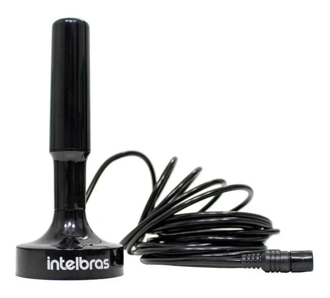 Antena Tv Digital Interna Uhf/Hdtv 5M Cabo Omnidirecional Intelbras AI 2031