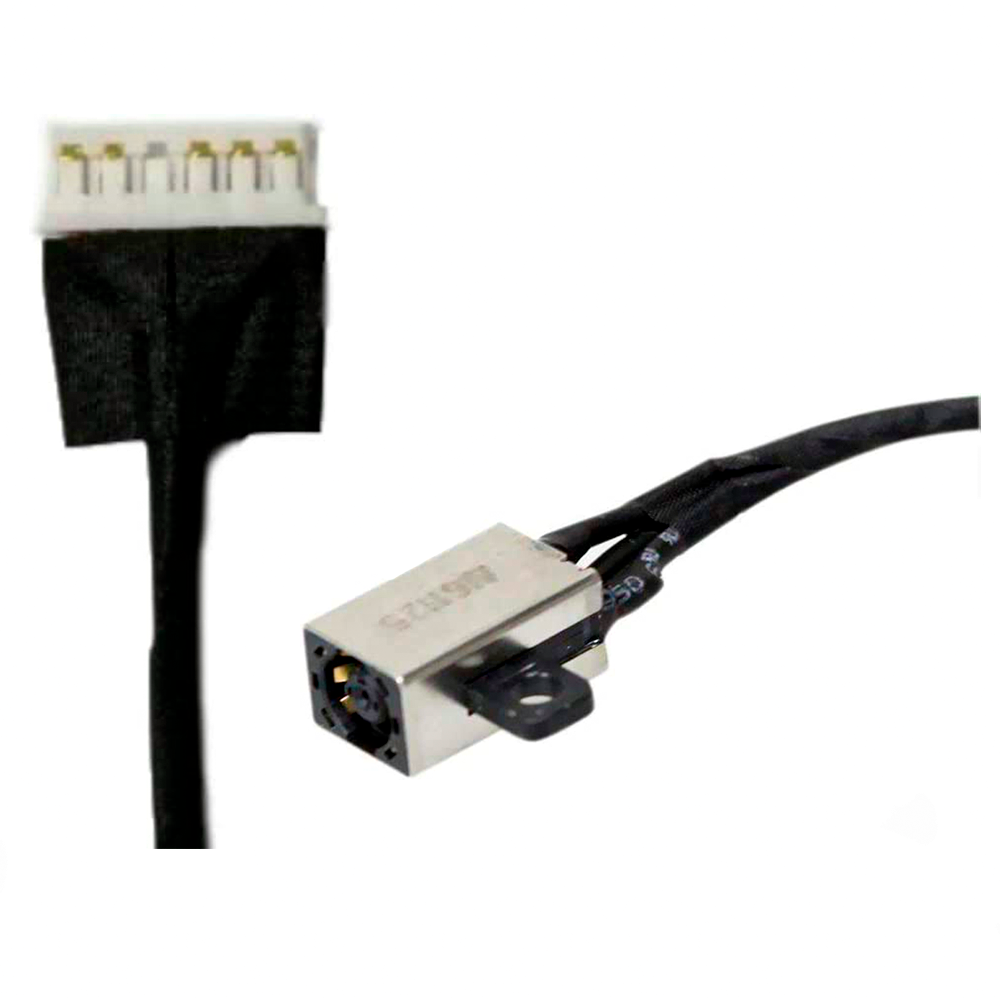 Conector Dc Jack Com Cabo 10CM Compatível Dell Inspiron 15 3567 i3567 i3567-5664BLK-PUS p63f p63f002